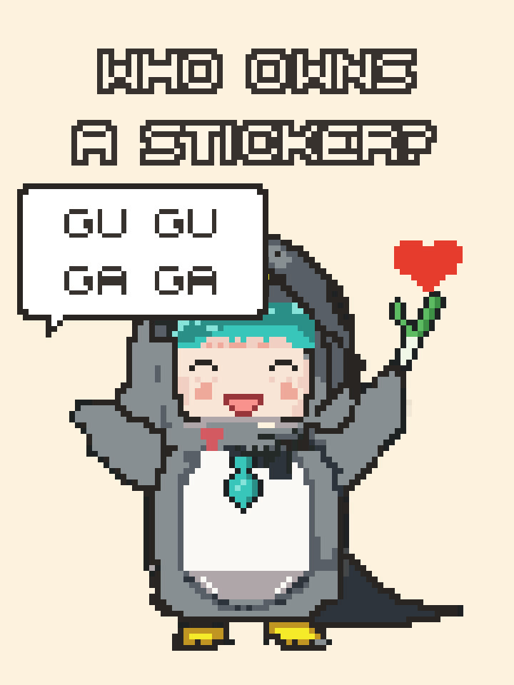 《Who Owns a Sticker?》竖版封面
